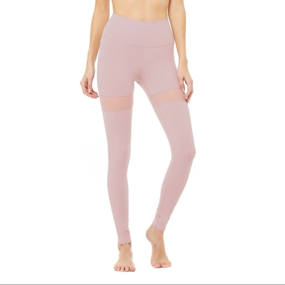 alo yoga Thigh High Legging in Dusted Plum - Picture 3 of 9